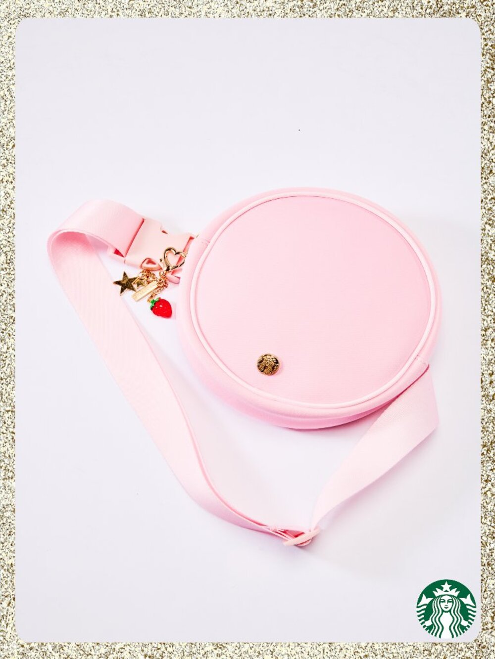 ✨🍓 NWT 2026 Starbucks 'Pink Drink' Belt Bag w/ Charms